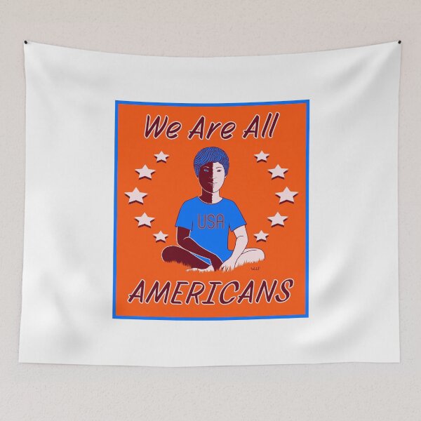 Item preview, We Are All Americans designed and sold by Steven Wolf.