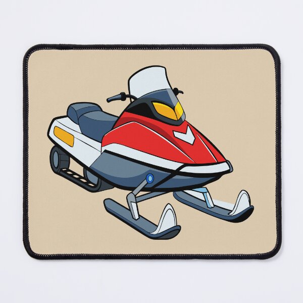 Item preview, Red Snowmobile  designed and sold by GraphicsClub.