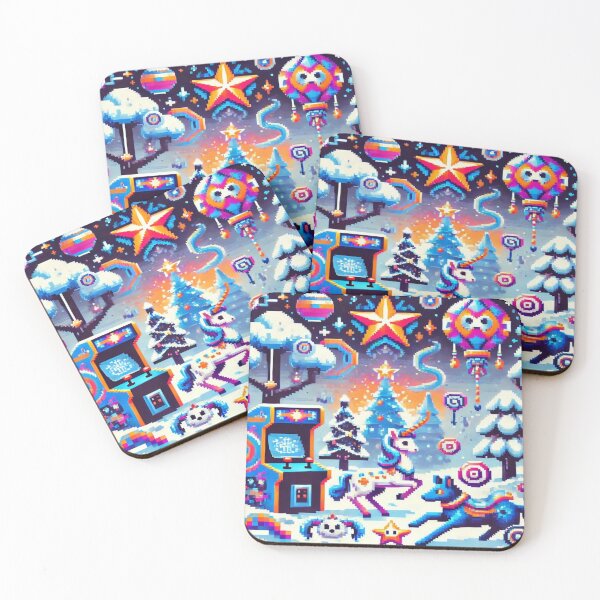 Item preview, Miró’s Pixel Magic Arcade – Perfect Gift for Holidays designed and sold by Imaginarium of Chaos falcon88 .