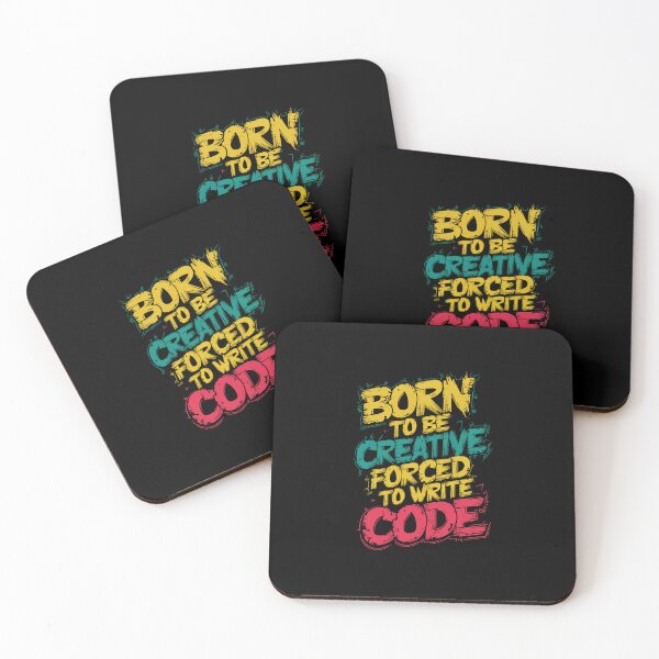 Item preview, Born to be creative forced to write code designed and sold by Mateusz Majcherek.