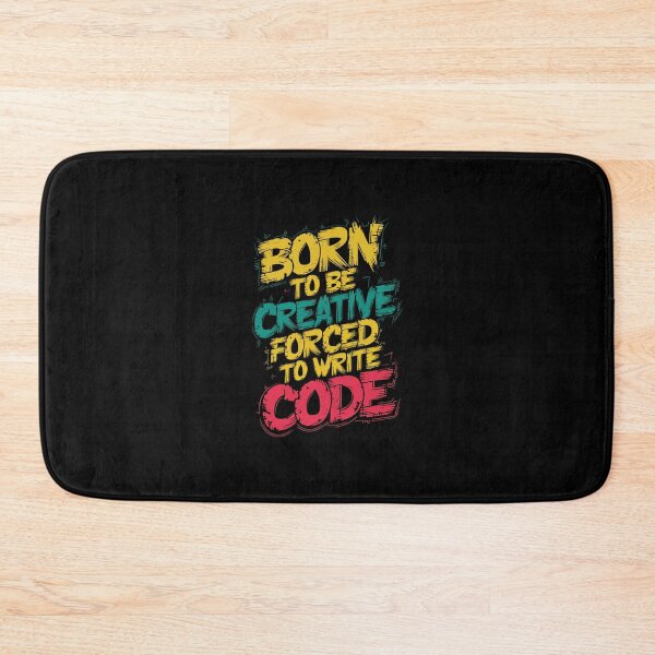 Item preview, Born to be creative forced to write code designed and sold by Mateusz Majcherek.