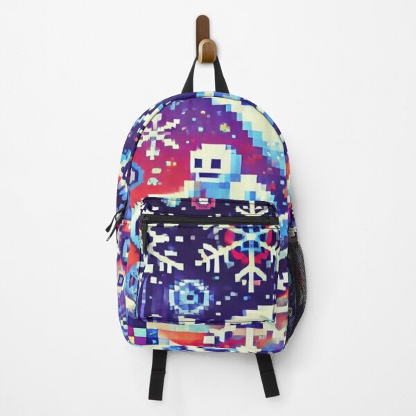 Item preview, Miró’s Pixelated Snow Spirits – Perfect Gift for Holidays designed and sold by Imaginarium of Chaos falcon88 .