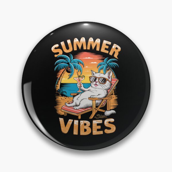 Item preview, Summer vibes cat designed and sold by Mateusz Majcherek.
