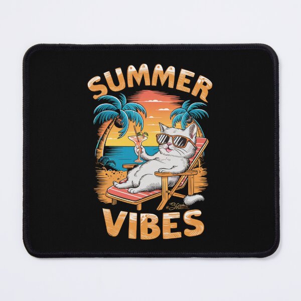 Item preview, Summer vibes cat designed and sold by Mateusz Majcherek.
