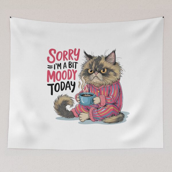 Item preview, Sorry im bit moody today cat designed and sold by Mateusz Majcherek.
