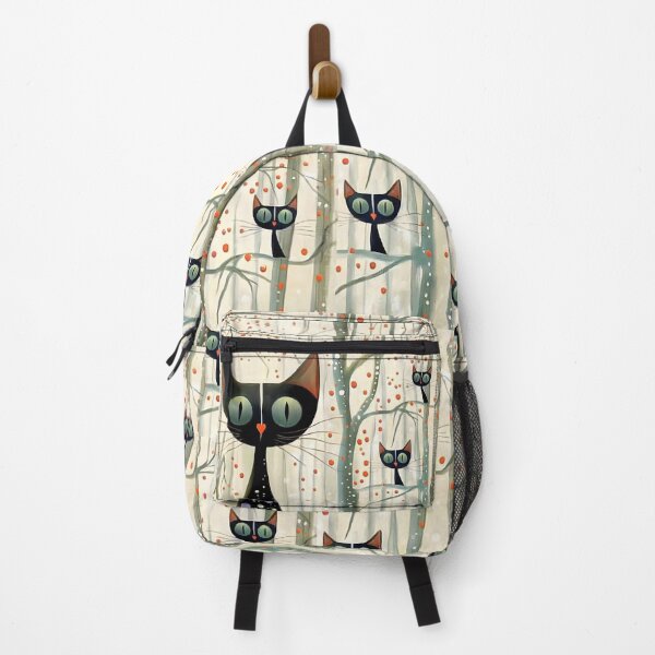 Item preview, Classic Cat Family. Mother & cheeky Tree climbing kitten design. designed and sold by Shoot-The-Moon.