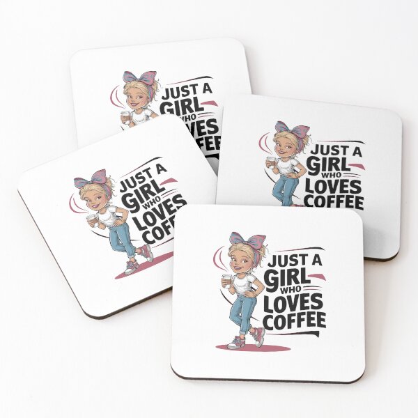 Item preview, Just a girl who loves coffee designed and sold by Mateusz Majcherek.