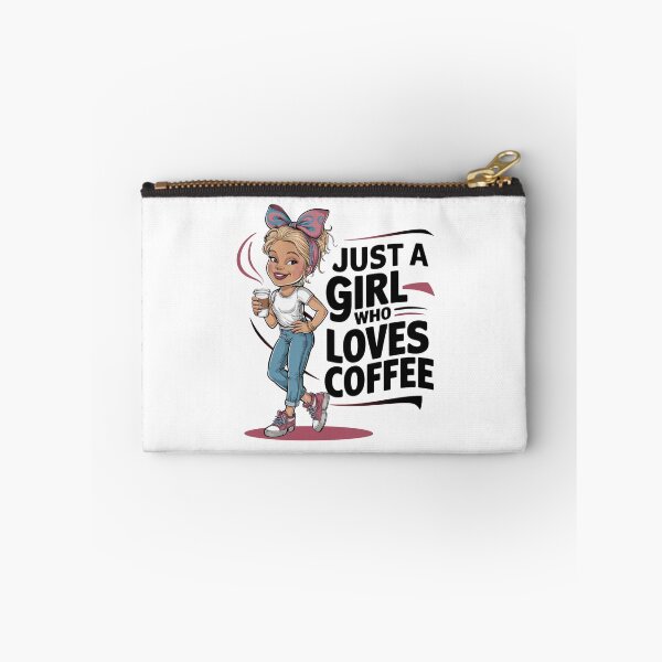 Item preview, Just a girl who loves coffee designed and sold by Mateusz Majcherek.