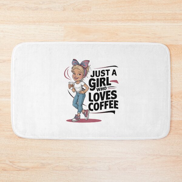 Item preview, Just a girl who loves coffee designed and sold by Mateusz Majcherek.