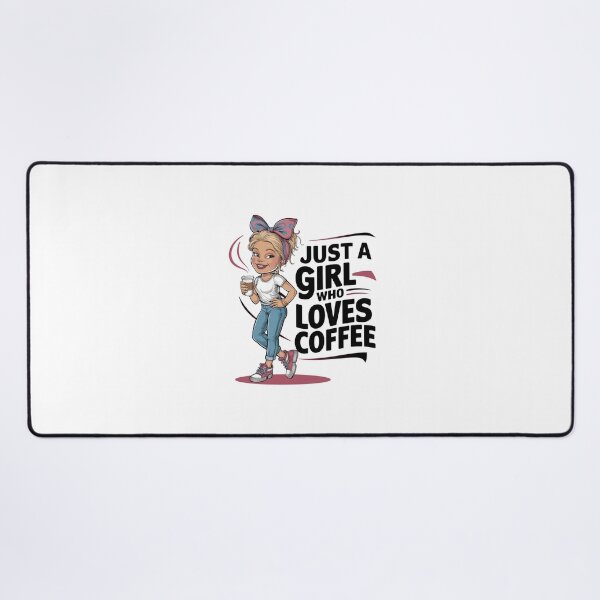 Item preview, Just a girl who loves coffee designed and sold by Mateusz Majcherek.