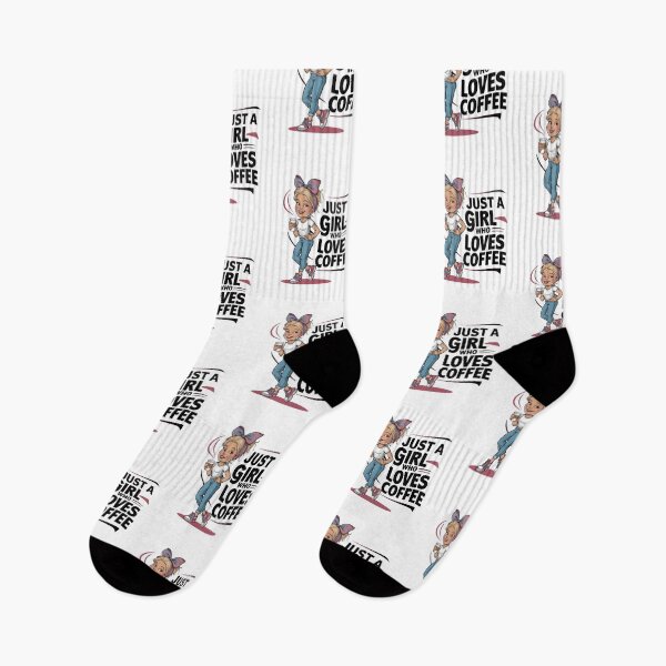 Item preview, Just a girl who loves coffee designed and sold by Mateusz Majcherek.