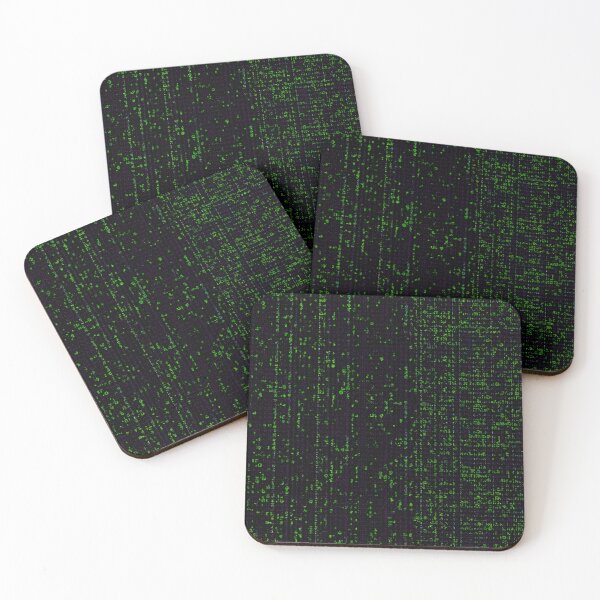 Item preview, Binary Universe in Green designed and sold by AmuraLumina.