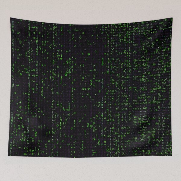 Item preview, Binary Universe in Green designed and sold by AmuraLumina.