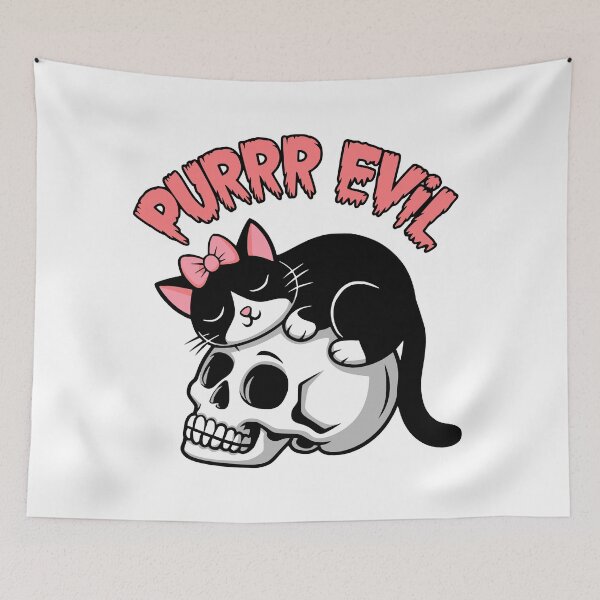 Item preview, Purrr Evil kawaii style  designed and sold by JonathanP514.