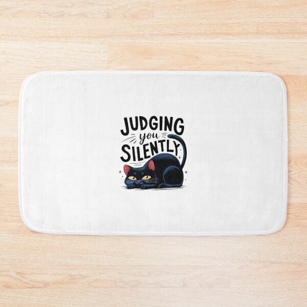 Item preview, Judging you silently cat designed and sold by Mateusz Majcherek.