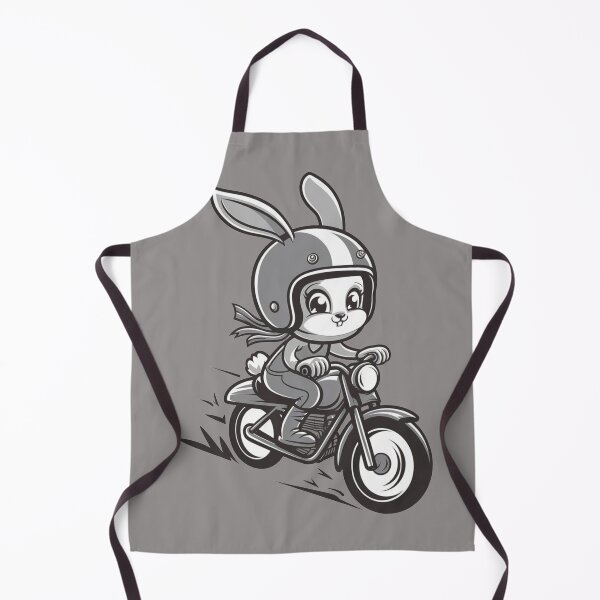 Item preview, Follow The White Rabbit Motorabbit Bunny Hare Follow Me Motogirl Motorcycle Girl Rabbit With Helmet designed and sold by Cr320.