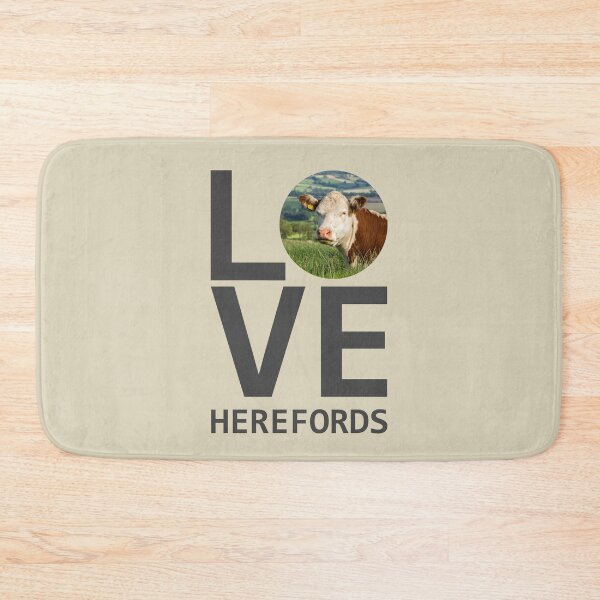 Item preview, LOVE Hereford Cows II designed and sold by Jane Stanley Photography.