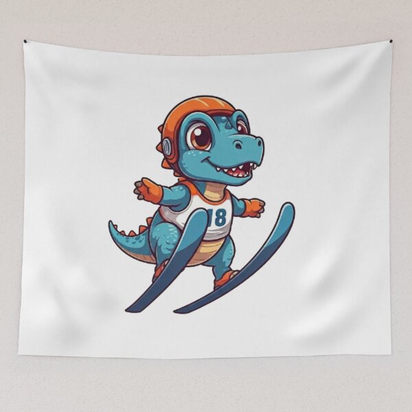 Item preview, BABY DINO SKI JUMPER designed and sold by likbatonboot.