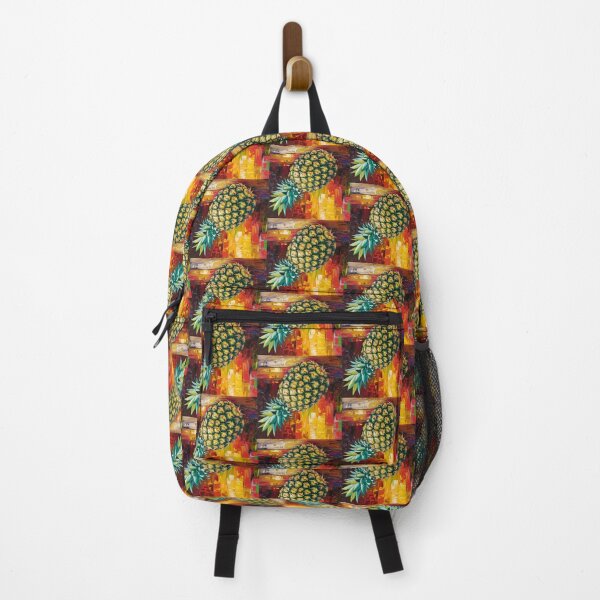 Item preview, Upside Down Pineapple | IYKYK Lifestyle | Colorful Oil Painting designed and sold by JLEmporium.