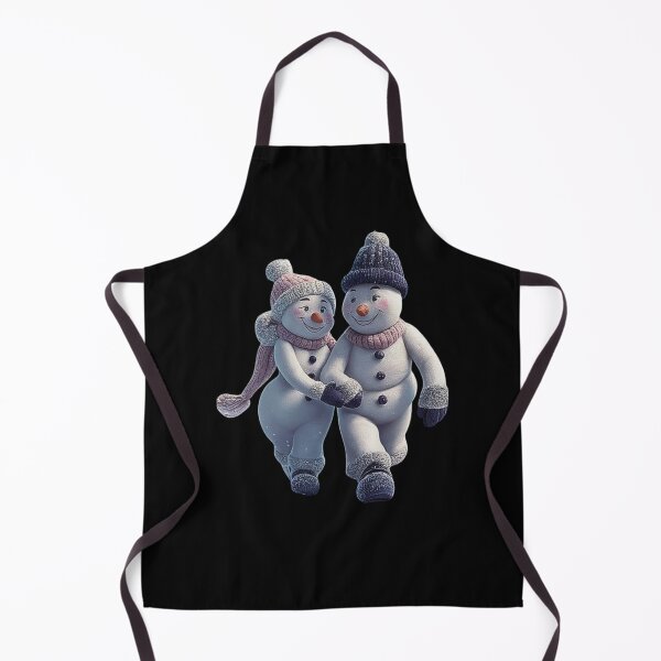 Item preview, Elegant Snowman Couple with Winter Attire designed and sold by love3617.