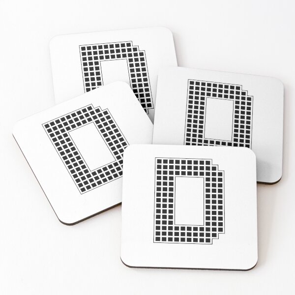 Item preview, Uppercase D - Black Pixel Block Character designed and sold by PixelGlyphs.