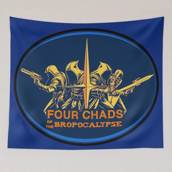 Item preview, THE FOUR CHADS OF THE BROPOCALYPSE V3 designed and sold by SaintShen.