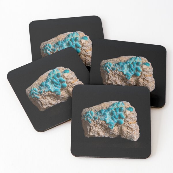 Item preview, Chrysocolla on Calcite Gemstone Mineral Rock designed and sold by Rocksonsocks.