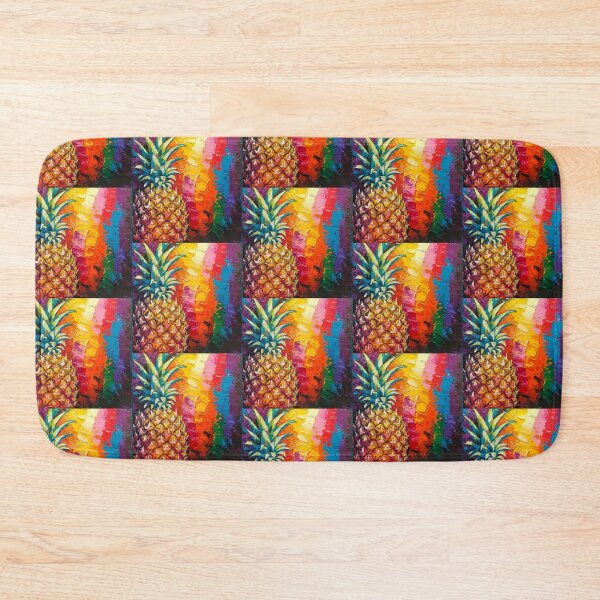 Item preview, Colorful Pineapple | Oil Painting designed and sold by JLEmporium.
