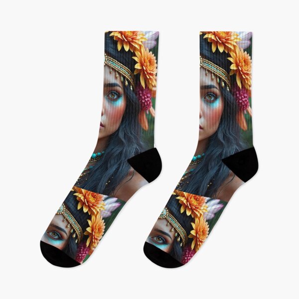 Item preview, Cute Native American Woman designed and sold by TheArtOfPat.