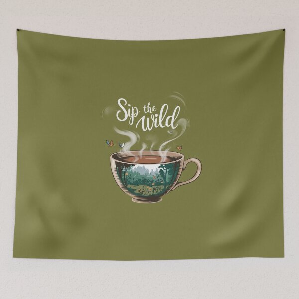 Item preview, Green Tea Sip The Wild designed and sold by Situstshirts.