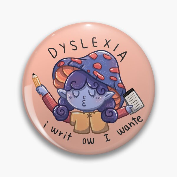 Item preview, Proud dyslexic mushroom designed and sold by GramsIllustrate.