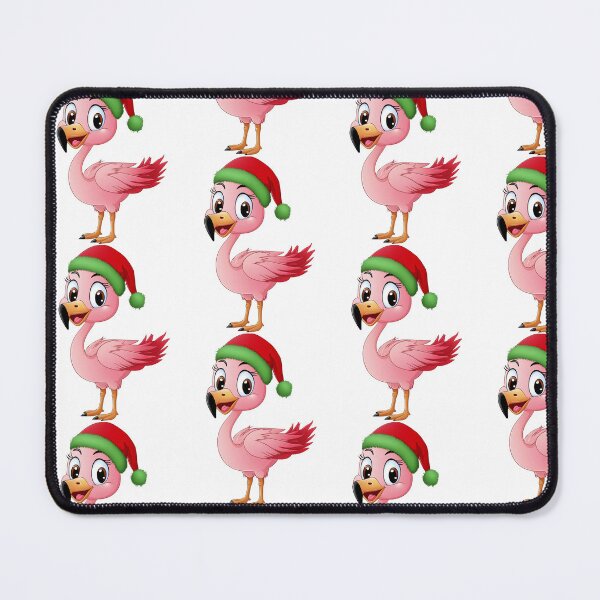 Item preview, Jolly Flamingo – Christmas Cheer Illustration designed and sold by ArtfullyJua.