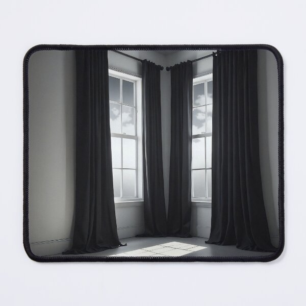 Item preview, White Room With Black Curtains designed and sold by David Blair Studios.