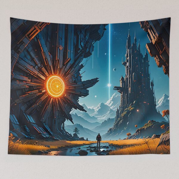 Item preview, Sci-fi landscape art that redefines imagination  designed and sold by Marcu Ioachim.