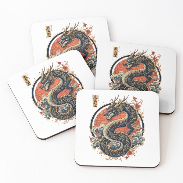 Item preview, Japanese Dragon Tattoo Style Design designed and sold by GesparHouse.