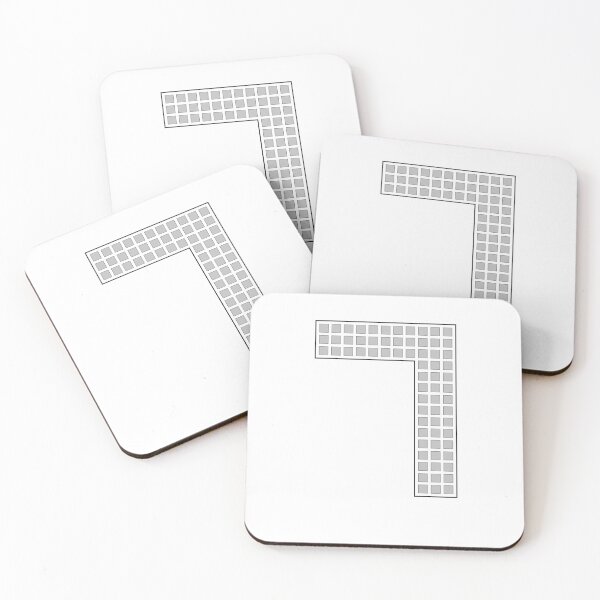 Item preview, Number 7 - Silver Pixel Block Character designed and sold by PixelGlyphs.
