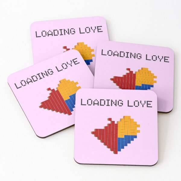 Item preview, Valentines Loading Love Pixel Heart   designed and sold by Amanda's Factory.