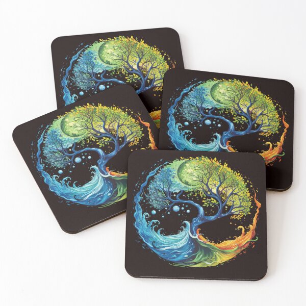 Item preview, Tree of Life - Elements in Harmony designed and sold by EmiBarDesign.