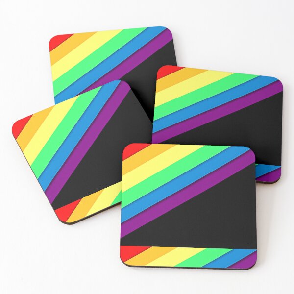 Item preview, Anarchy Rainbow Pride Flag- pride designed and sold by Earth Nature Creations.
