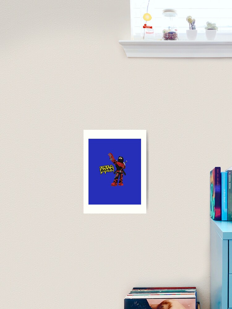 Roblox Art Print By Sunce74 Redbubble - roblox trading parkour