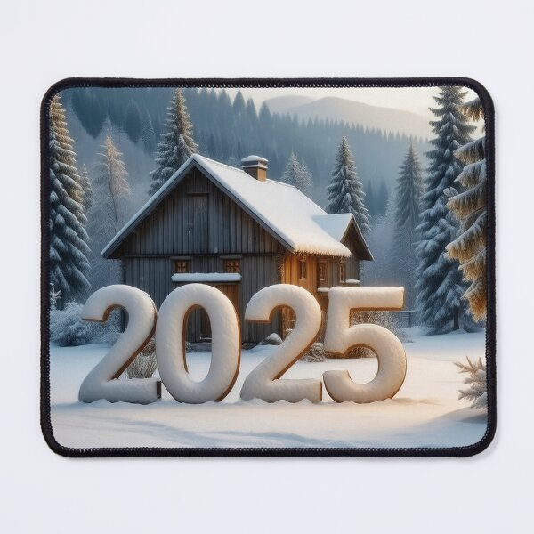 Item preview, 3D number '2025' in a cold, beautiful winter landscape designed and sold by 4Seasons.