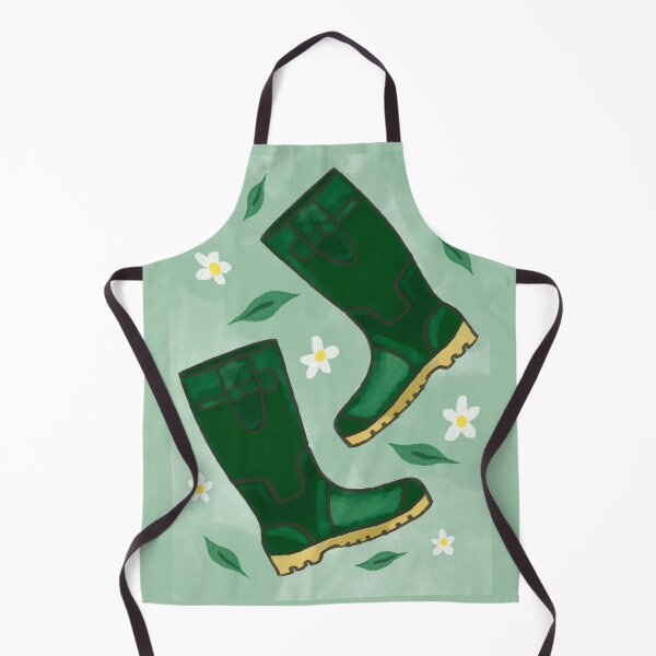 Item preview, Green Wellies and Daisies designed and sold by emmacrayon.