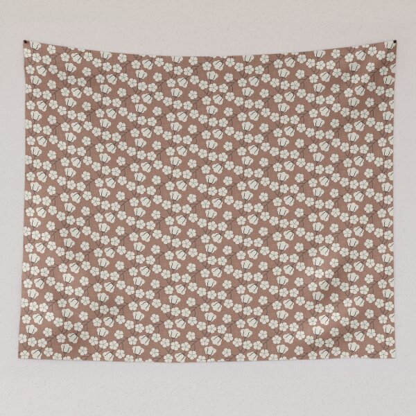Item preview, Mocha Mousse - Cotton flower designed and sold by pakanta.