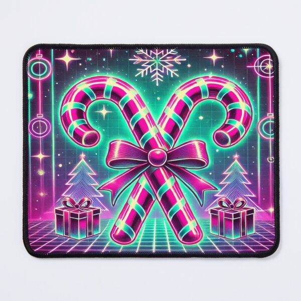 Item preview, Neon Candy Canes in Retro 80s Style designed and sold by Genady.