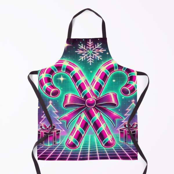 Item preview, Neon Candy Canes in Retro 80s Style designed and sold by Genady.