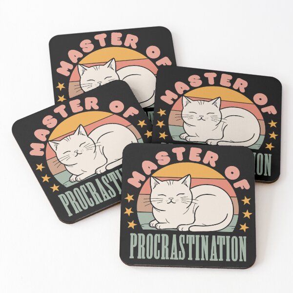 Item preview, master of procrastination designed and sold by KaiLabsArt.