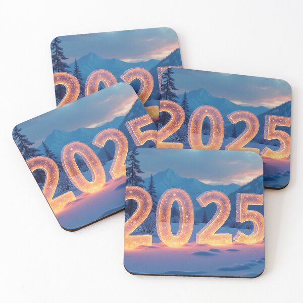 Item preview, Icy 3D number '2025' in a cold, beautiful winter landscape designed and sold by 4Seasons.