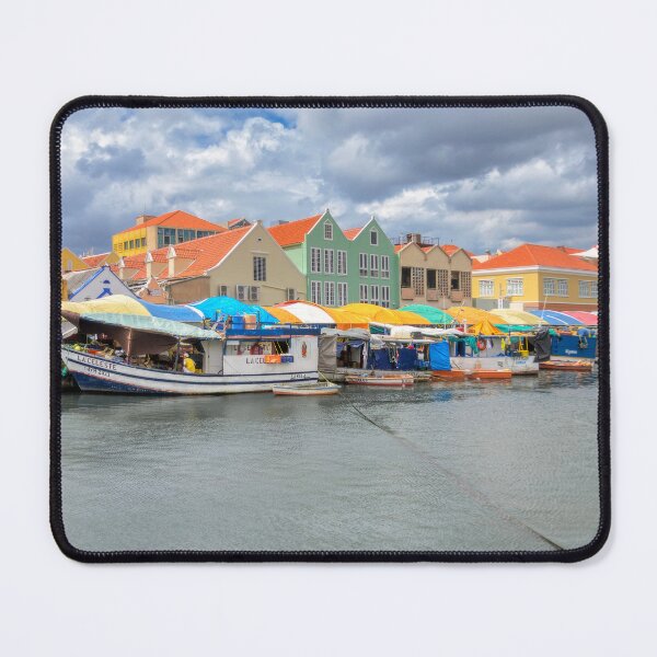 Item preview, Picturesque Willemstad Floating Market designed and sold by Kasia Design.