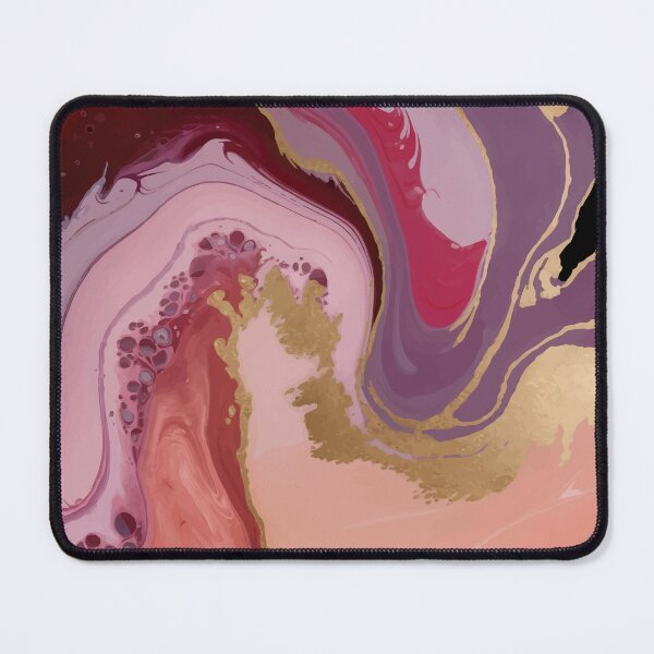 Item preview, Marbled abstract, purple, violet, paper marbling,patterns that mimic the fluidity of water or the veining found in natural stone like marble or agate designed and sold by Collagedream.
