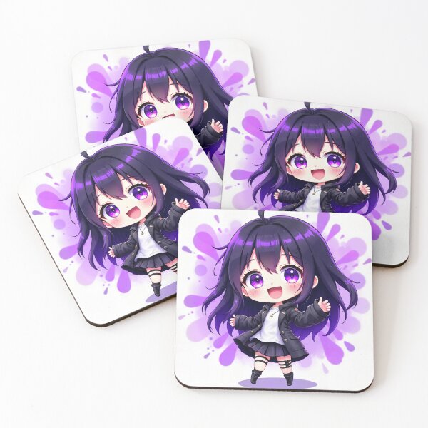 Artikelvorschau, Awawa Chibi Girl – süß und voller Energie entworfen und verkauft von ArtVibesX.